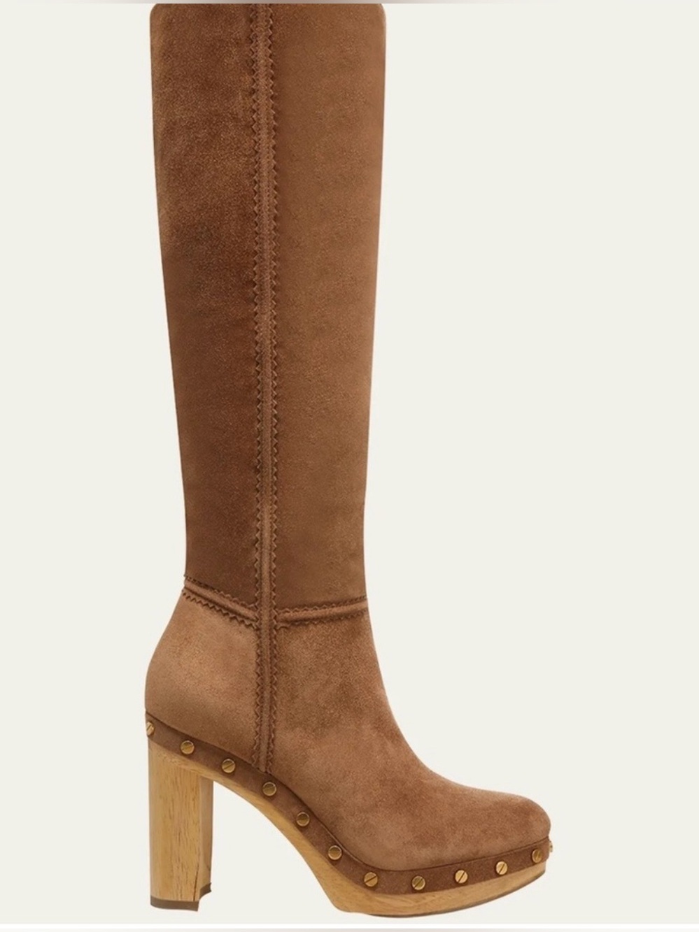 Veronica Beard Glendale clog knee boots - size 10